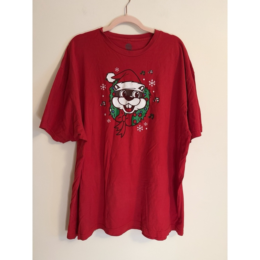 Buc-ee's Beaver Christmas Wreath & Tree Graphic T-Shirt
